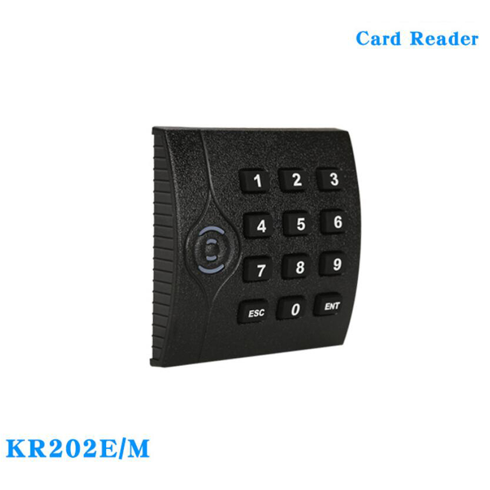 Door Access Control Proximity Card Password Reader RFID 125khz 13.56mhz Entry Swiping ID IC Card Beeper Keypad Reader Wiegand 26