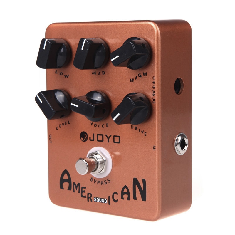 Joyo jf -14 elektrisch gitaareffectpedaal, true bypass-gitaarpedaal, american sound amp simulator, gitaaraccessoires en onderdelen