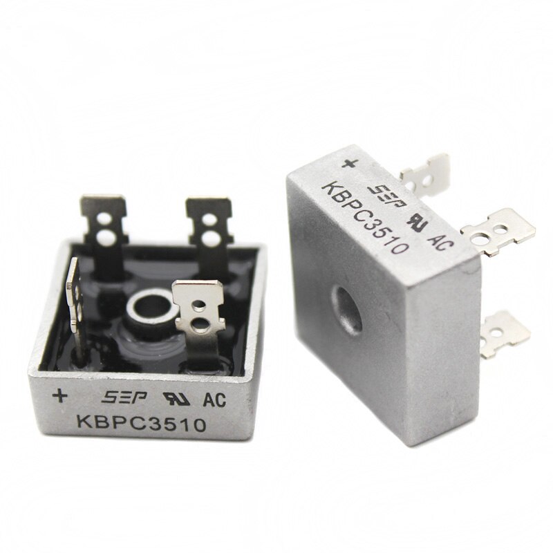 2PCS KBPC3510 Diode Bridge Rectifiers 1000V 35A Rectifiers Diodes Electronic Silicon