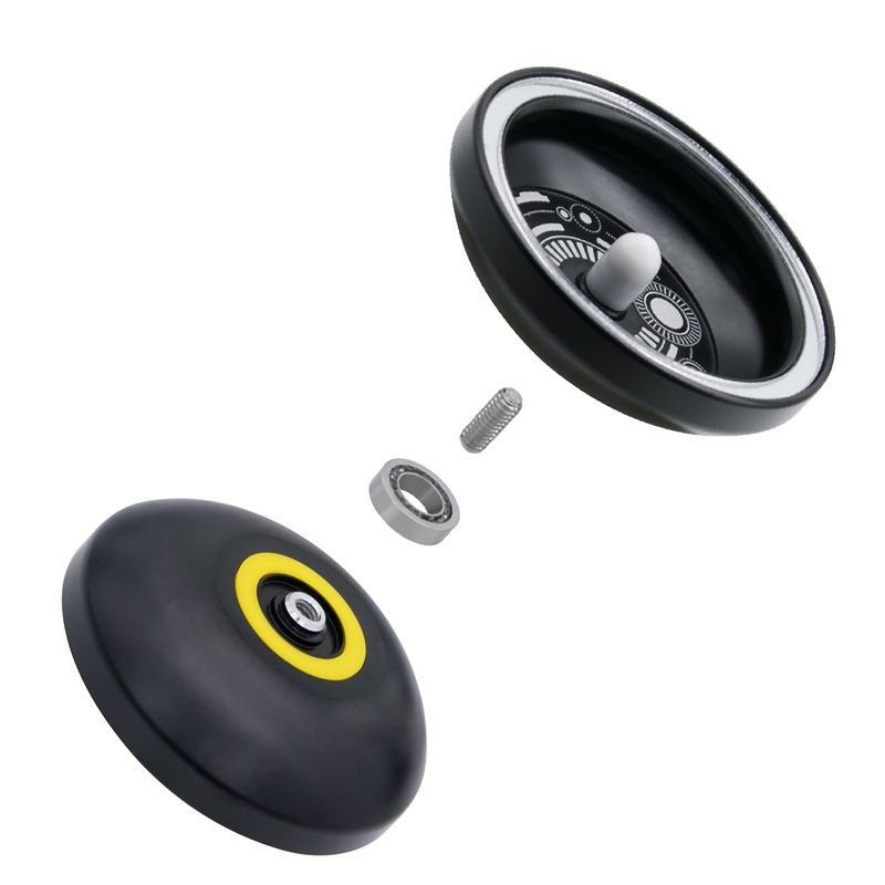 Magicyoyo responsives jojo  t7, metall-aluminium-jojo für kinder anfänger mit tasche und 5 ersatz-jojoschnüren