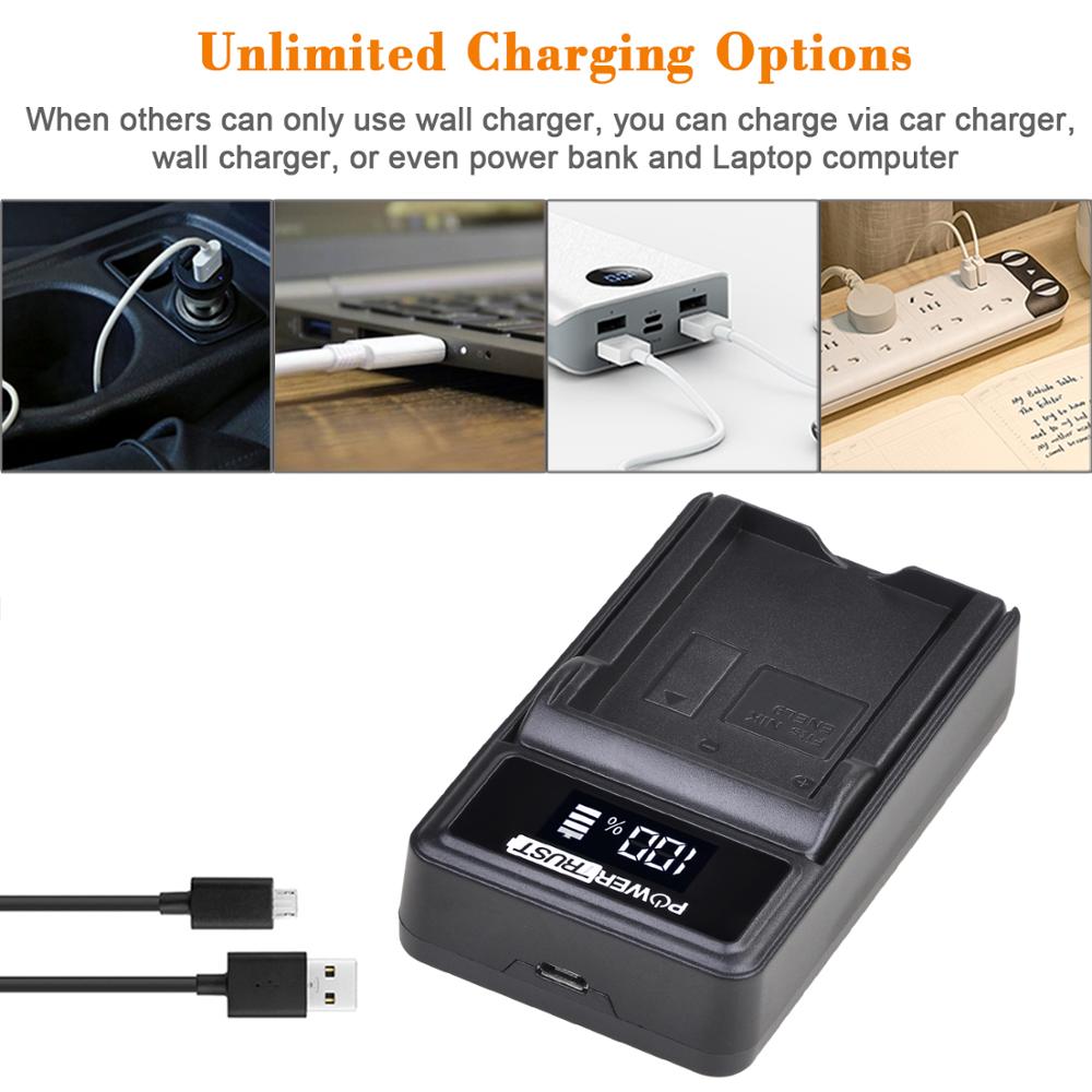 EN-EL9 EN EL9 EN-EL9a, batería de 2400mAh EN EL9a EL9a, AKKU y Cargador USB LED para Nikon EN-EL9a D40 D60 D40X D5000 D3000, baterías
