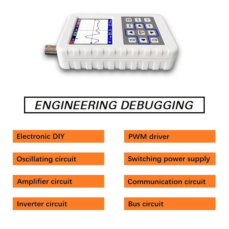 2031H Handheld Mini Portable Digital Oscilloscope 30M Bandwidth 200Msps Sampling Handheld Oscilloscope