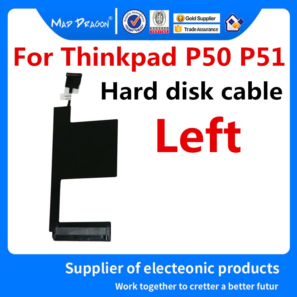 Pci M.2 Hdd _ Cable_Caddy Tray_Silver Papier Voor Lenovo Thinkpad P50 P51 Serie 00UR798 00UR835 00UR836 DC02C007C10 SC10K04563: HDD Slot3 L Cable