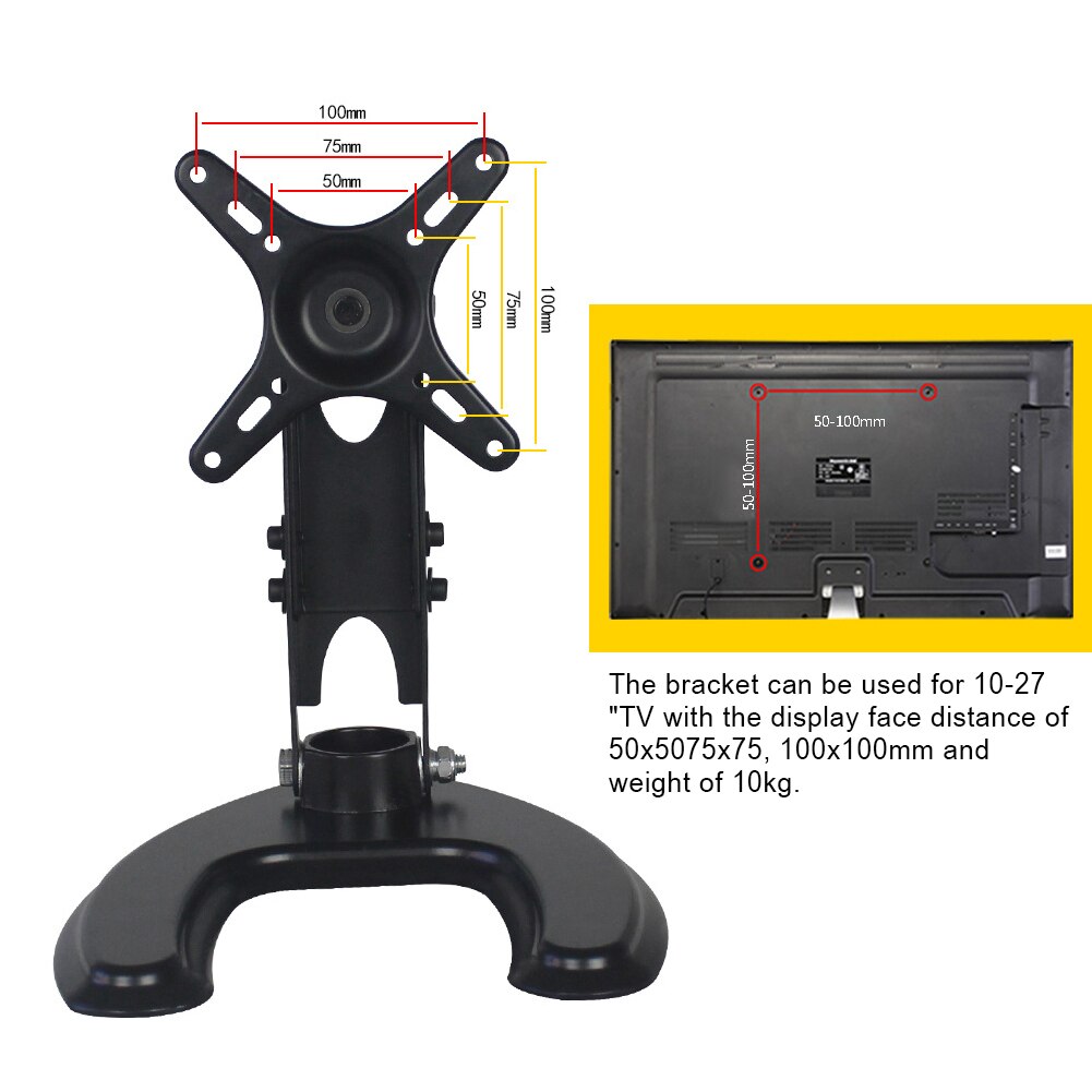 Display Swivel Monitor Desk Stand Home Flexible Aluminium Alloy Computer Durable Universal Height Adjustable Tablet LCD Screen