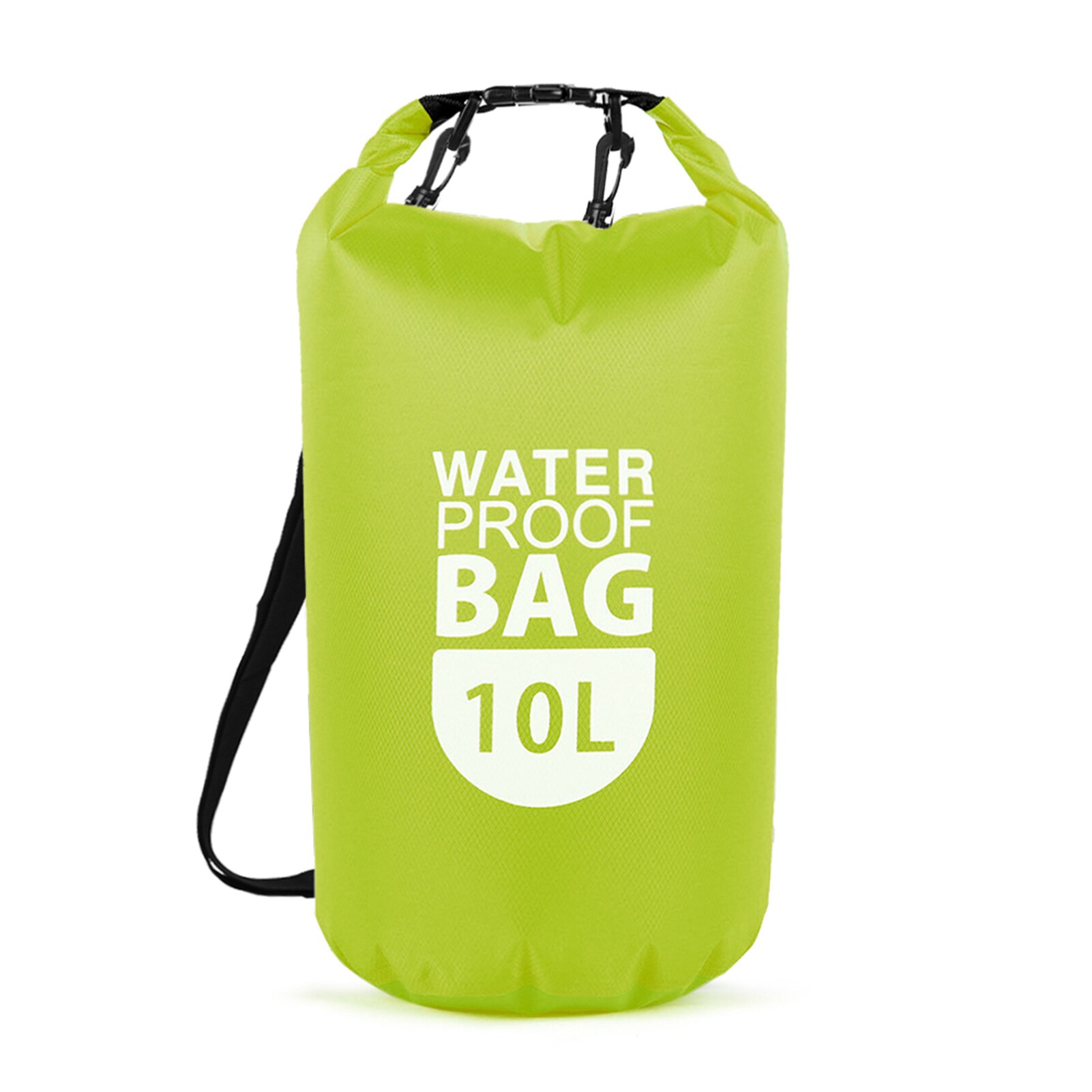 10L Pvc Droog Waterdichte Drijvende Zak Roll Top Dry Bag Water Sport Opbergtas Lichtgewicht Dry Sack Rivier Trekking Tassen: Green