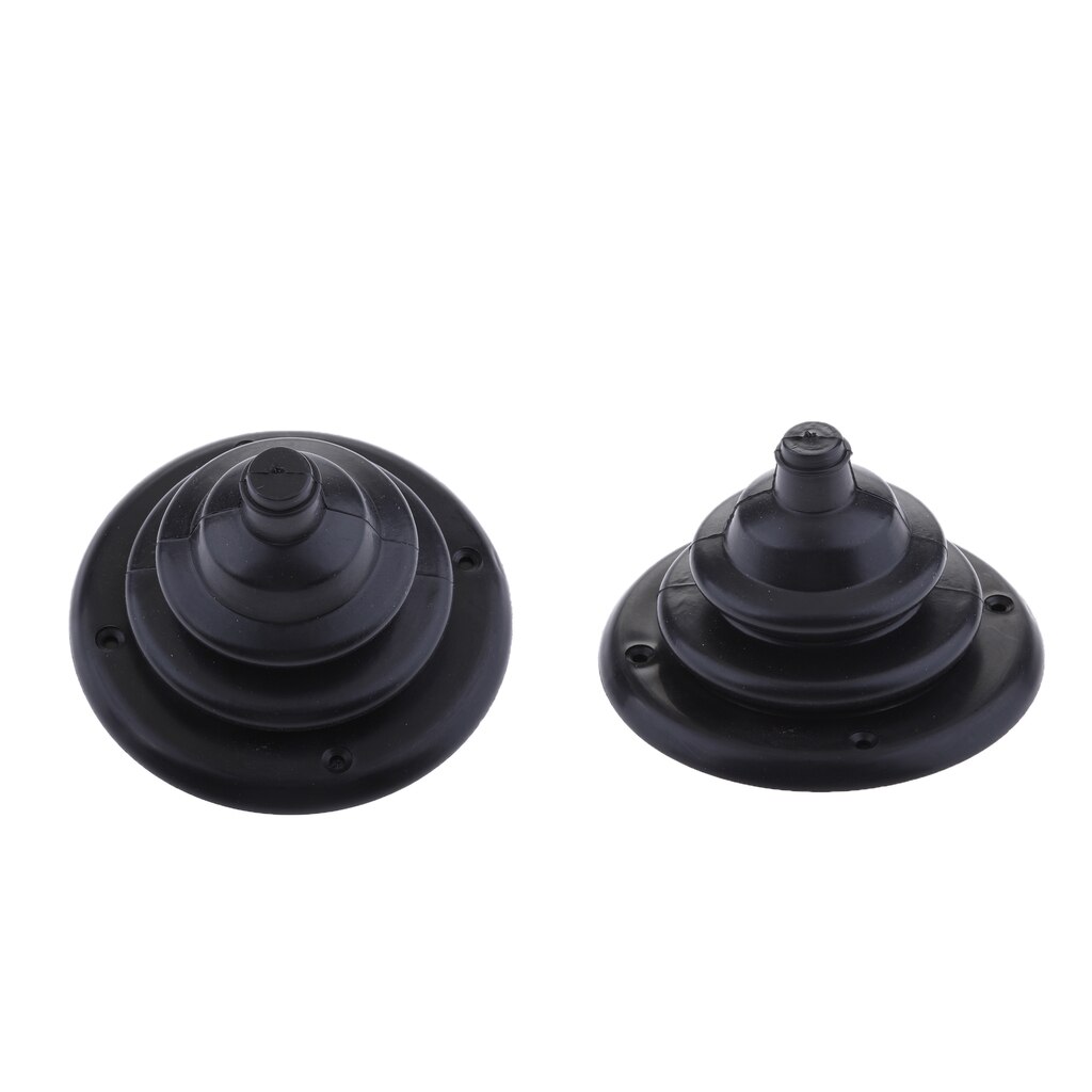 2pcs 100mm 4 inch Marine Boat Rigging Cable Boot Hole Shifter Cable Cover Black