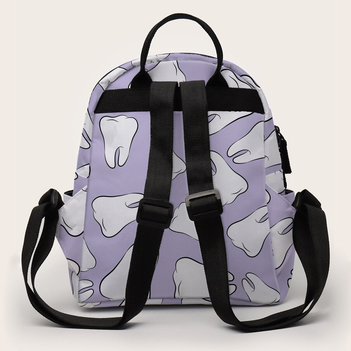 Deanfun Mini sac à dos dent imprimé sac à bandoulière enfants sac à dos petit sac à dos pour femmes sac à main DMNSB-13
