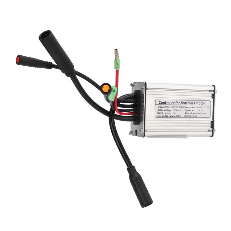 17A Sine Wave Controller Easy Installation Aluminum Alloy Sensitive Sine Wave Controller with Light Line for 250W Brushless