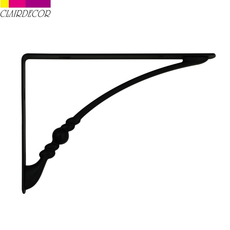 2 uds. Soporte de estante decoración arco soporte decorativo de estante soporte de ángulo recto para Hardware de Herrajes para muebles de productos básicos