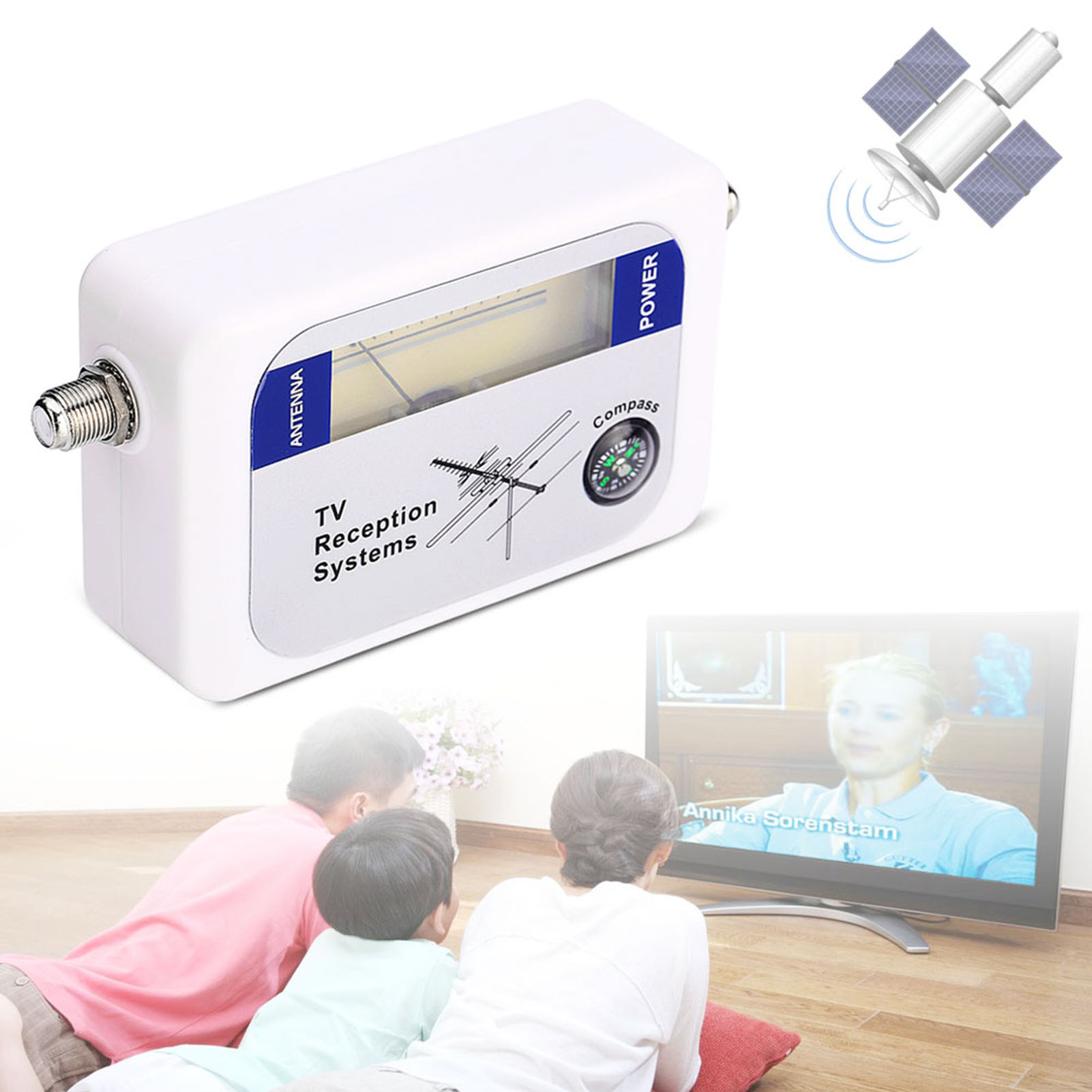 Antenne Signal Finder Mini Finder Digital Antenne Terrestrische TV Antenne Signal Stärke Meter Detektor Empfänger TV Signal Finder