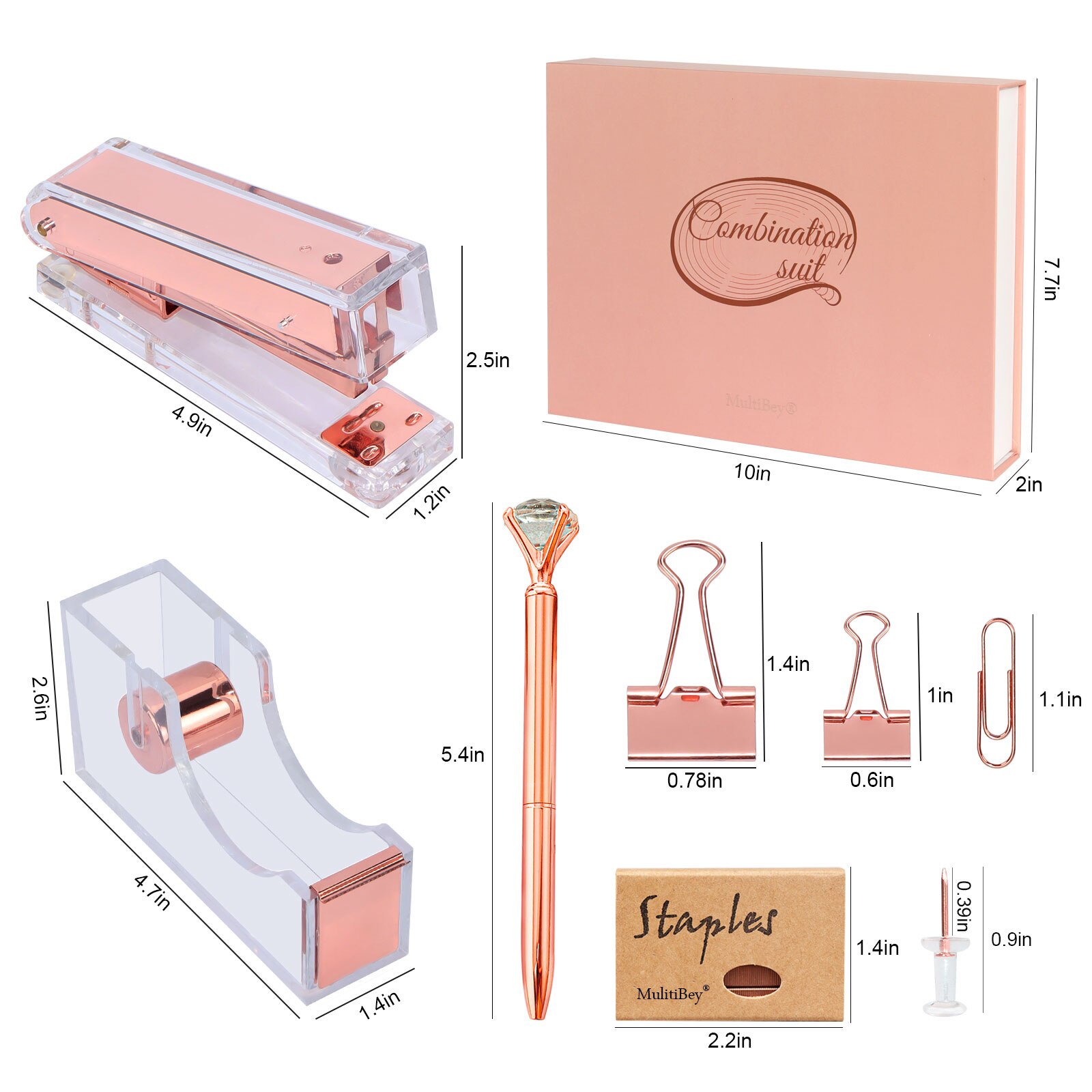 Schreibtisch Büro Liefert einstellen Rose Gold Acryl Büro Schreibwaren Schreibtisch Organizer Zubehör Für Frau