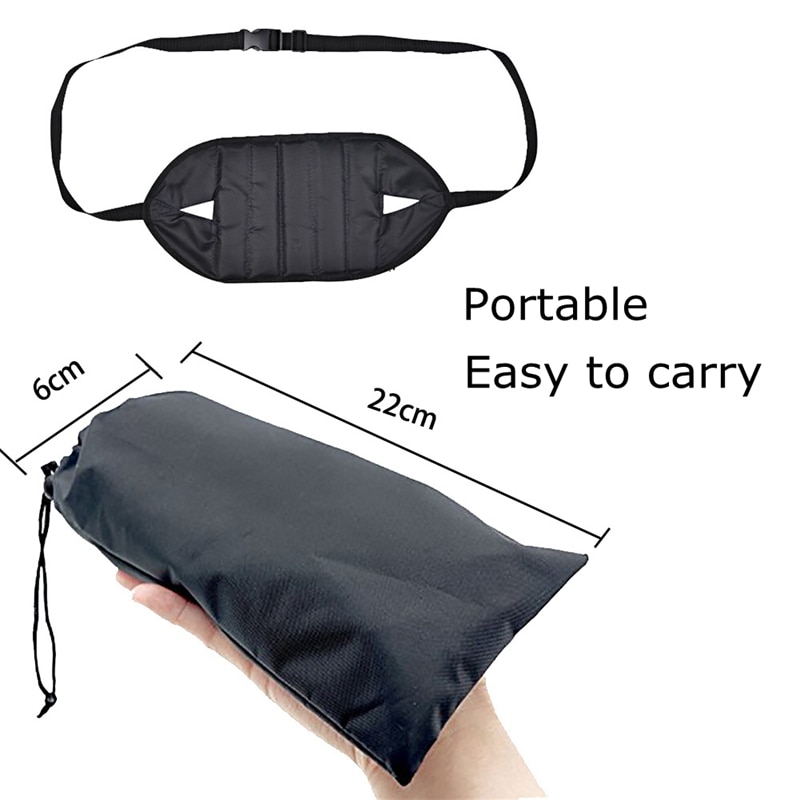 Draagbare Voet Hangmat Comfort Voeten Been Rest Hangmatten Voetsteun Zwart voor Stoel Office Home Vlucht Vliegtuig Reizen Outdoor Indoor