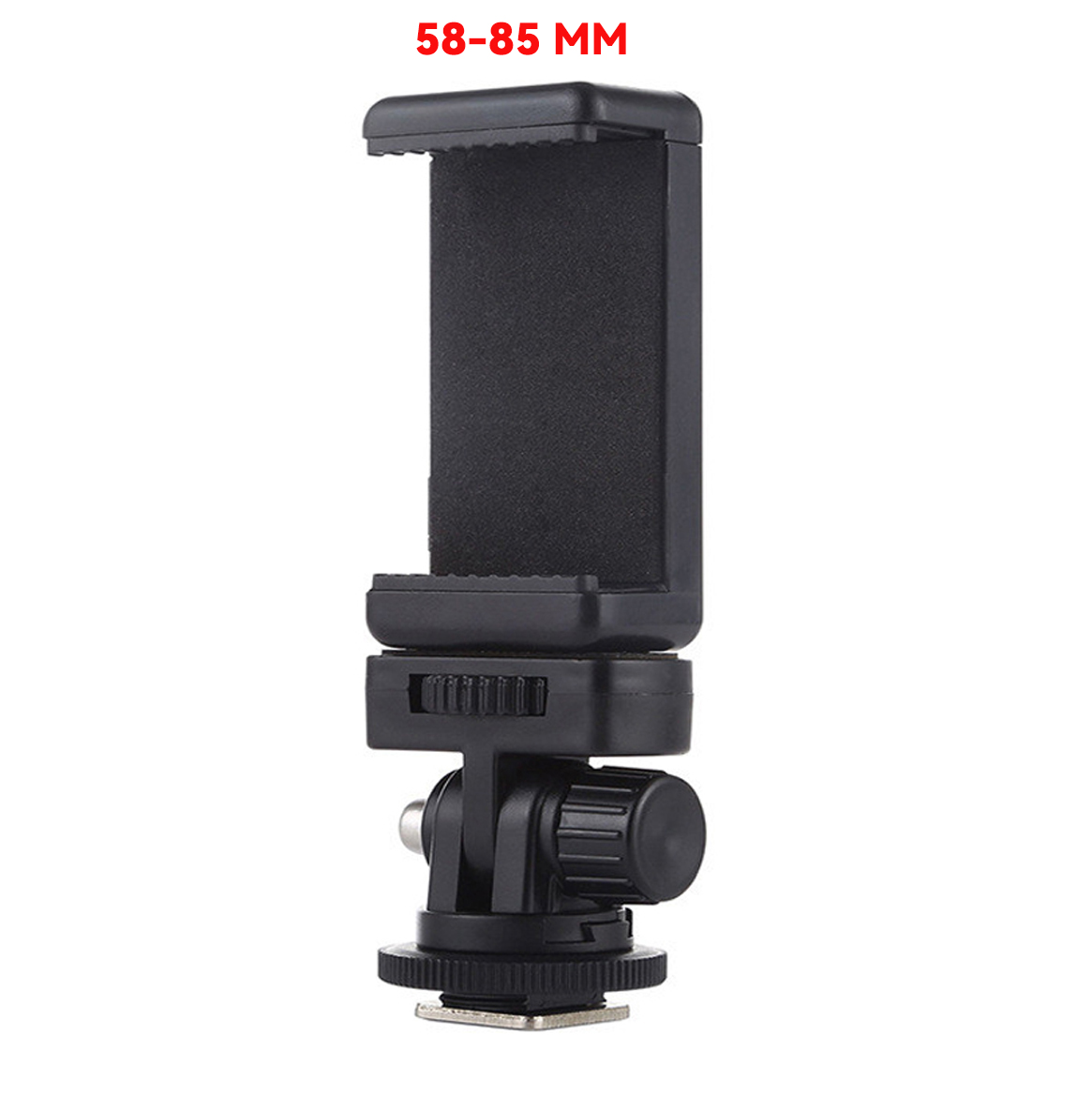 Uchwyt na gorącą stopkę aparatu Uchwyt na telefon Monitor Elastyczny adapter do statywu W Uchwyt na gorącą stopkę do iPhone Samsung Canon Nikon Sony DSLR Camera: WHITE