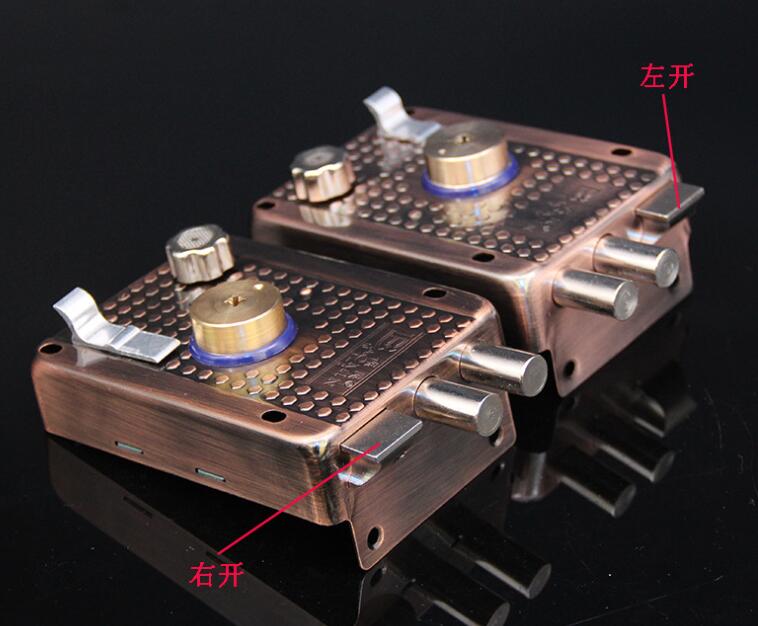 Door Lock Strong Deadbolt Home Security Universal Exterior Anti-theft Accessory Stainless Steel Multiple Insurance Smooth