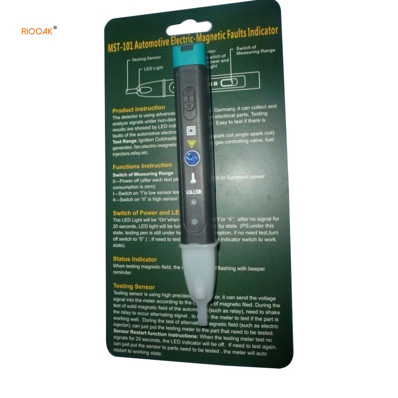 MST-101 MST 101 długopis testowy próbnik cewki zapłonowej robić samochodu automatyczny system zapłonu wykrywanie cewki pióra na wtyczce szybkie sprawdzenie narzędzie obwodu