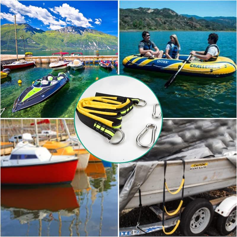 Folding hanging ladder yacht side soft ladder rubber boat boarding soft ladder inflatable boat launching ladder