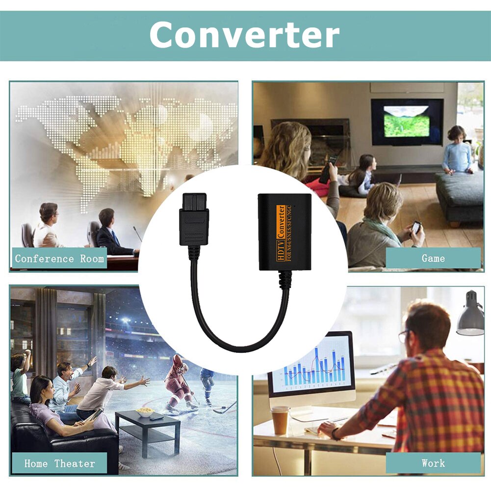 Voor Ngc/Snes/N64 Naar Hdmi Compatibel Converter Adapter Voor Nintend 64 Voor Gamecube Plug En Play Digitale kabel Converter