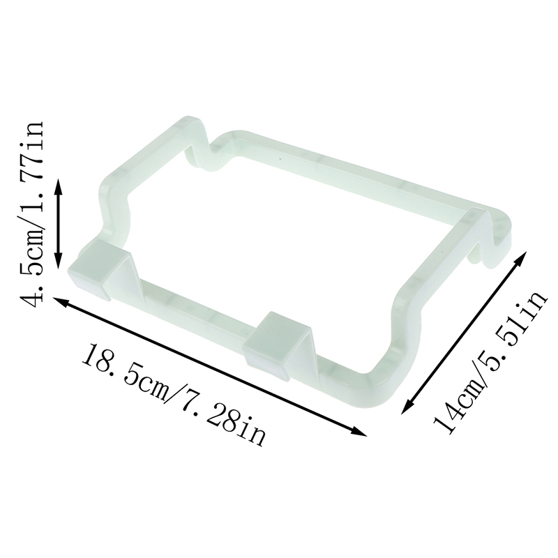 1PC Plastic Garbage Bag Rack Portable Hanging Trash Rubbish Bag Storage Rack Holder Kitchen Gadgets Storage Rack