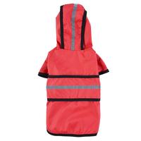 Chubasquero reflectante para perro, chaqueta impermeable para la lluvia, mono, pequeños y grandes ropa para perros, cachorros S/M/L/XL/XXL: Red / M