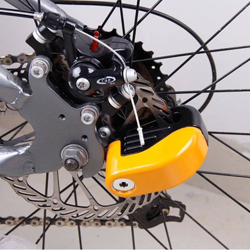 Elektrische Fiets Mountainbike Fiets Slot Inbraakalarm Rvs Disc Lock