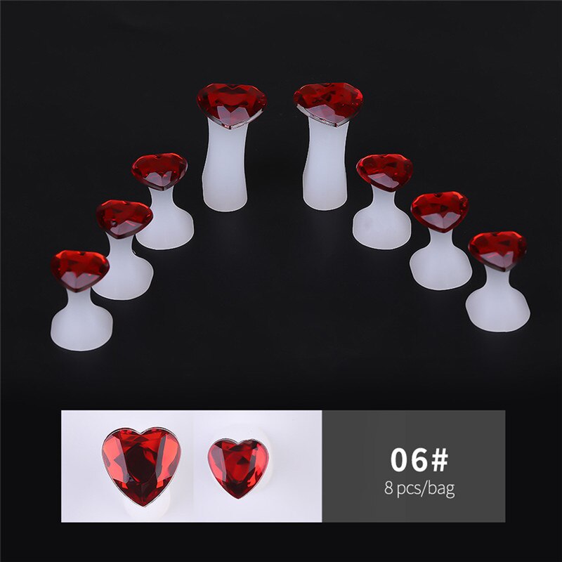 8 pièces Silicone Hallux Valgus bretelles semelles grand orteil correcteur pied Bunions soin orteil séparateur orteils rééducation outil: plum