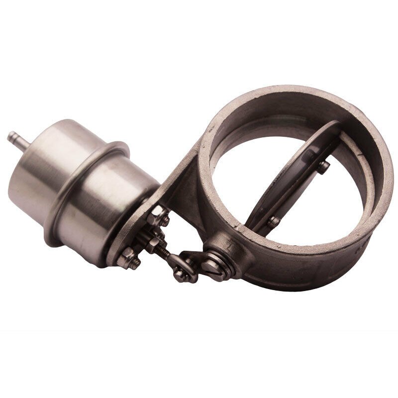 Stainless Steel Vacuum Activated Exhaust Cutout 3'' 76MM Open Style Pressure