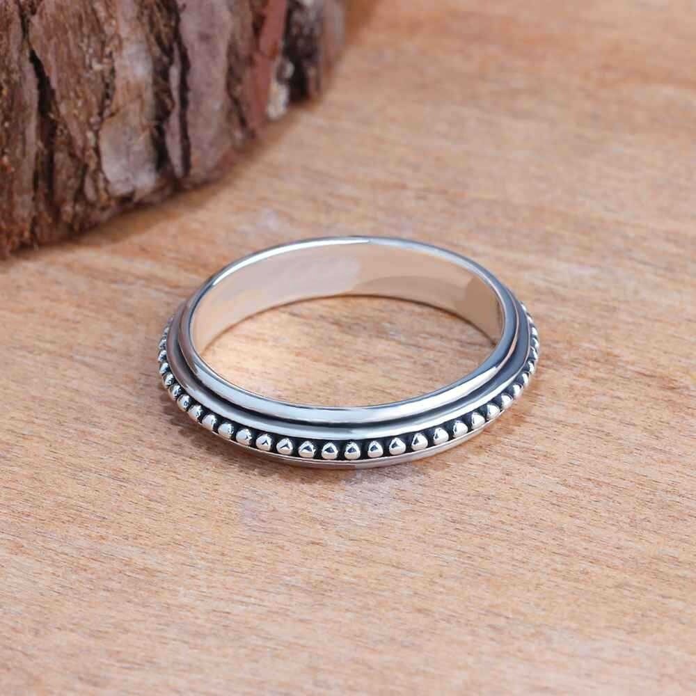Vintage Women Ring Classic Infinite Beads Wrapped Around Wedding Rings for Women Wedding Party Jewelry: 9