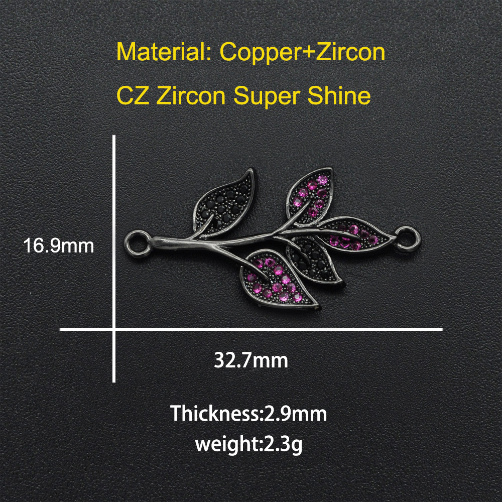 Diy Ananas CZ Charms Cactus Ketting Hanger Zirkoon Apple Connector Voor Sieraden Zonnebloem Maken: Champagne goud