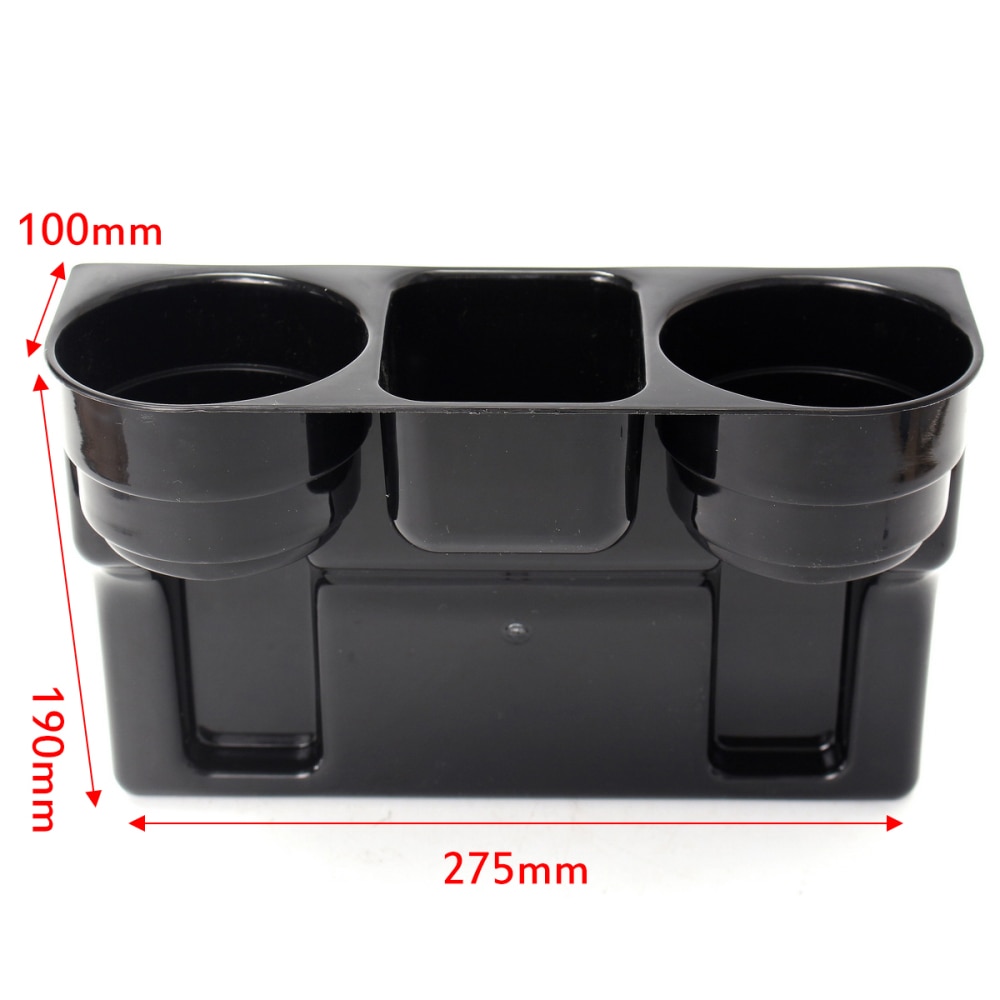 Black Portable Multifunction Car Auto Cup Holder Vehicle Seat Cup Cell Phone Drink Holder Box Car Interior Organizer Car styling