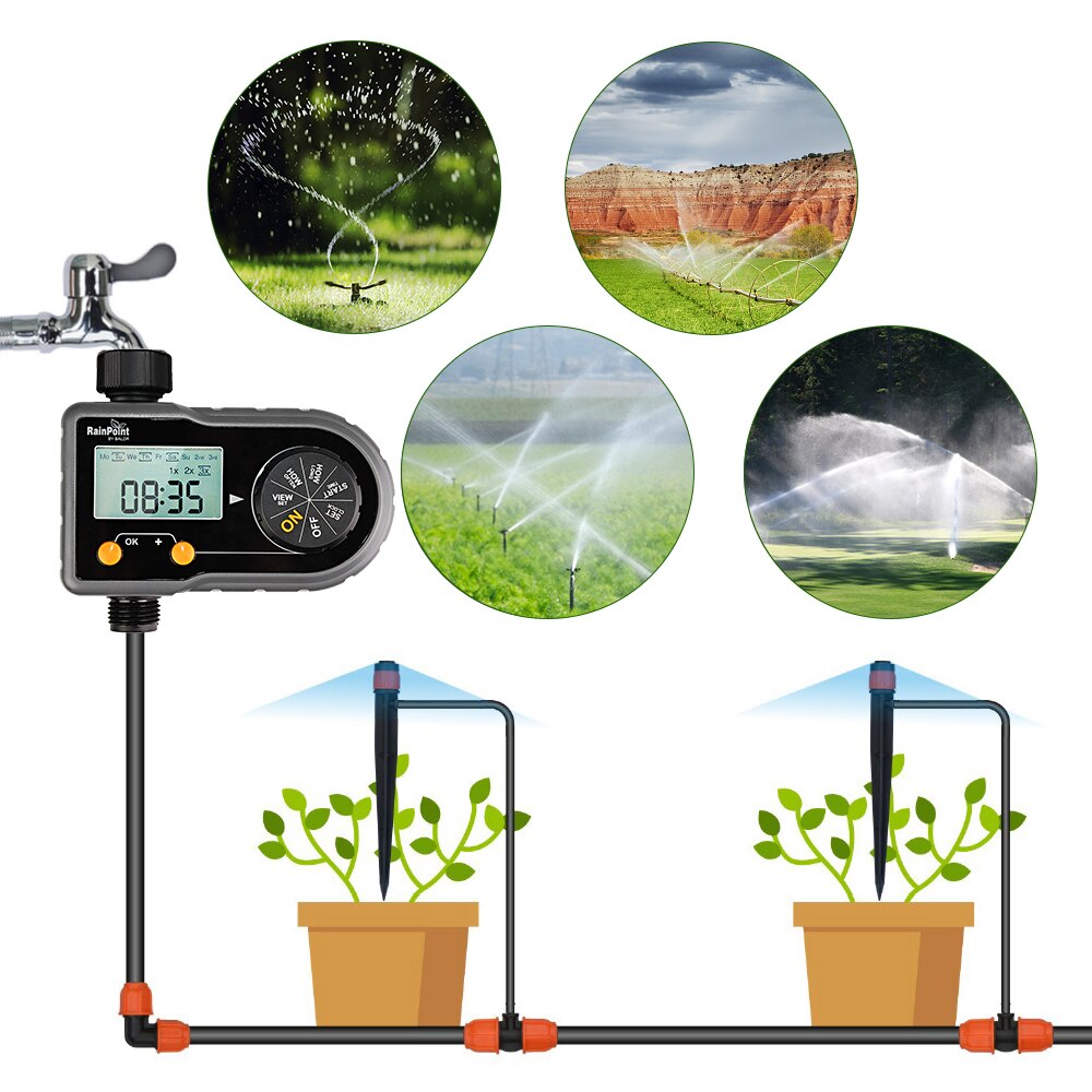 Programmierbare Schlauch Wasserhahn Timer Wasser Timer Bewässerung System Digital Schlauch Sprinkler Automatische Garten Bewässerung Controler