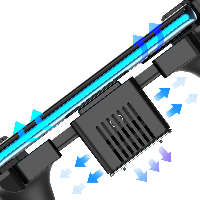 Handy-kühlgriff, halbleiter-lüfterhalterung für iphone xs max, xs, xr, handy-kühler, gamepad-controller