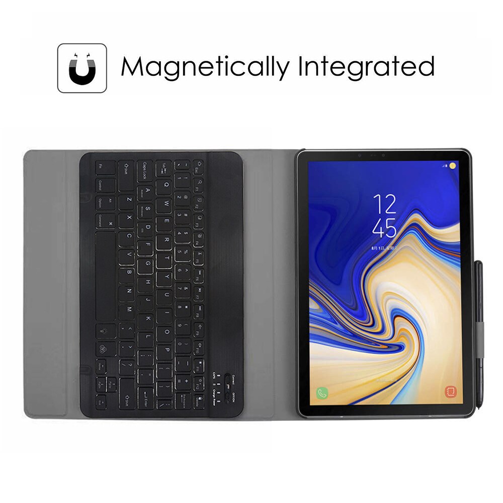 Wireless Keyboard Case Voor Samsung Galaxy Tab Een 10.5 T590 T595 T597 SM-T590 SM-T595 Smart Cover Flip Stand Beschermende case