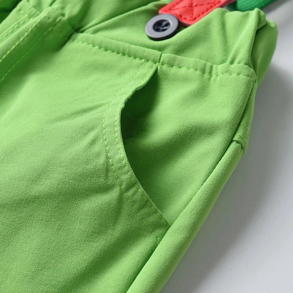 Festiwal chłopcy oficjalne garnitury dziecięce ślubne zestawy imprezowe dżentelmen koszule w paski + spodnie na szelkach stroje ubranie dla dzieci