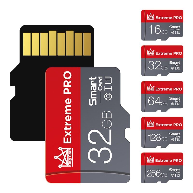 Klasse 10 32gb micro sd-kort sdxc 128gb 64gb sdhc 32gb/16gb u3 u1 minnekort tf-kort minne flash microsd-kort