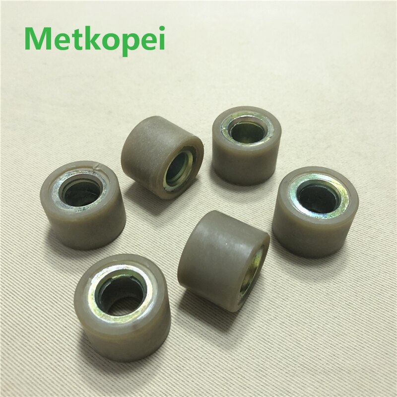 6 pcs Variator Roller Weight 24x18mm for Scooter ATV CFMOTO CF250 CH250 CN250 Foresight 250 FORZA 250 28.5g