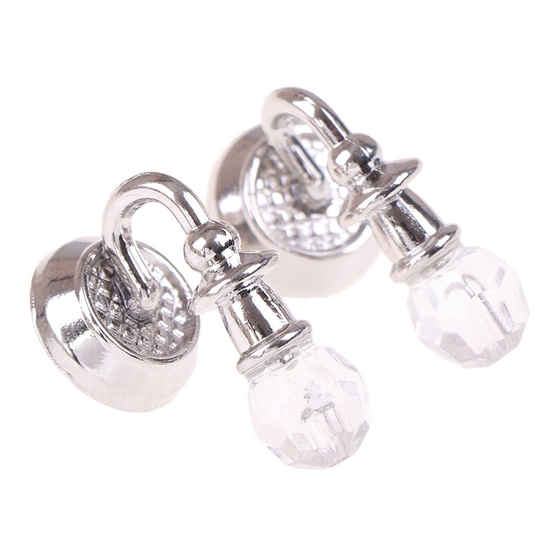 1Pair 1:12 Dollhouse Miniature Wall Light Lamp Model Decoration Accessories Toys: 3