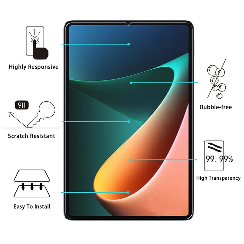 Protective Glass Film For Xiaomi Pad 5 / Pad 5 Pro Screen Protector Tempered Glass For Xiaomi MiPad 5 Pro Pad 5 Tablet 11.0 inch