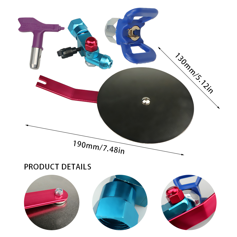 Airless Spray Guide Tool Universal Spray Guide Accessory Tool for G r a c W agner T itan 7/8" paint Sprayer