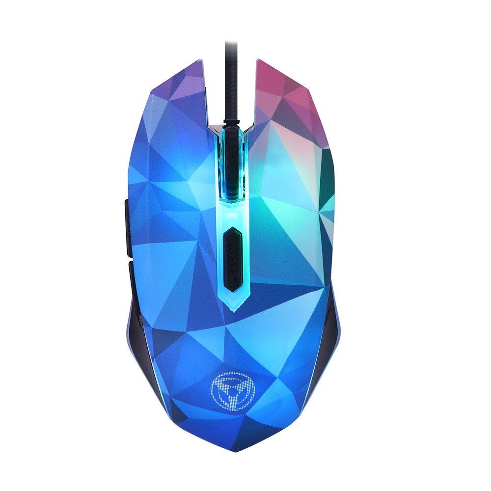 The Diamond Version Of The Illusion MODAO 3200DPI Wired Mouse With 7 Circular Pc Desktop Office Entertainment Laptop Accessories
