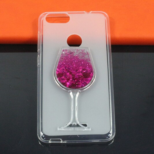 Voor  bq 5204 hoesjes glitter vloeistof zachte tpu telefoonhoesjes voor bq bq -5204 strike selfie 5.2 inch achterkant capa coque