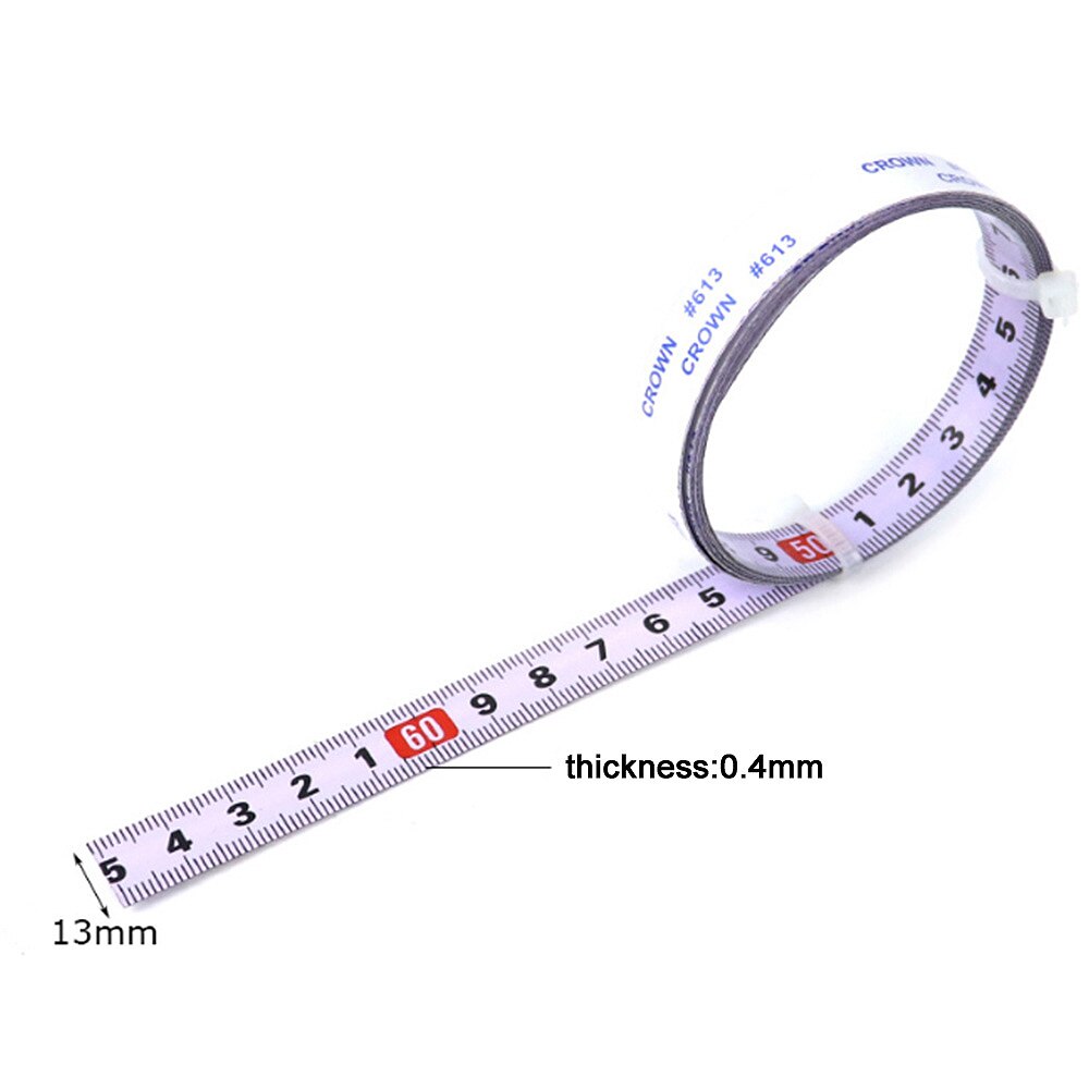 2M Miter Track Tape Measure Self Adhesive Metric Steel Ruler Miter Saw Scale For Router Table Saw Band Saw Woodworking Tool
