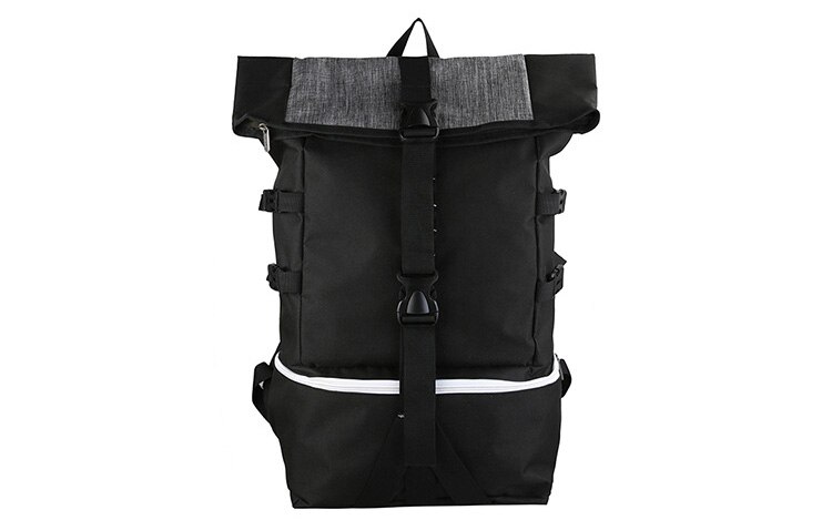 Multifunction Outdoor Men's Gym Bags Basketball Backpack School Bags Rugby Sports Hiking Bag Youth Soccer Bag: Black2
