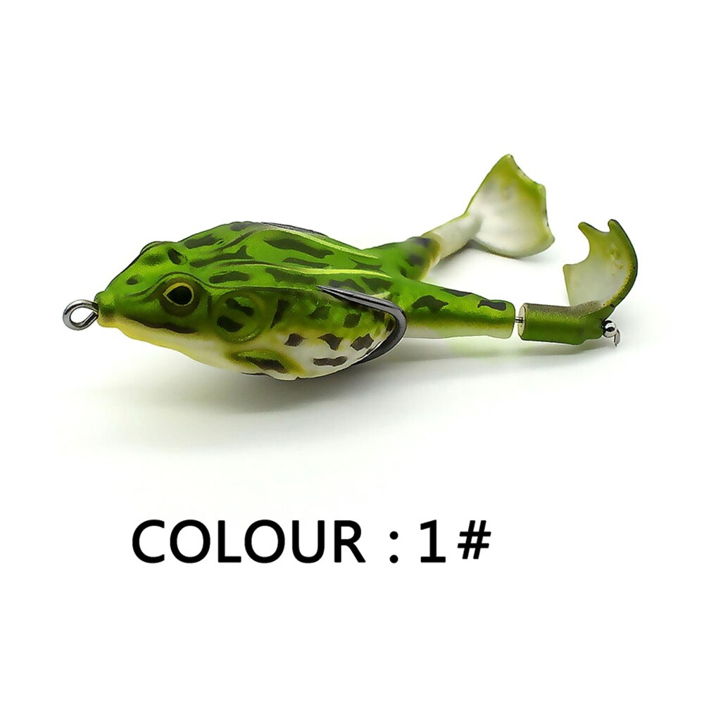 Doppel Propeller Frosch Weichen Köder Shad Weiche Locken Jigging Fischerei Locken Köder Prop Topwater Wels Silikon Künstliche Wobbler 9cm: 01