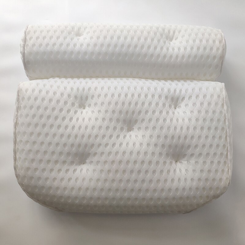Bath Pillow With Suction Cups Neck And Back Support Headrest Pillow Thickened For Home Tub Bathroom Cushion Accersories