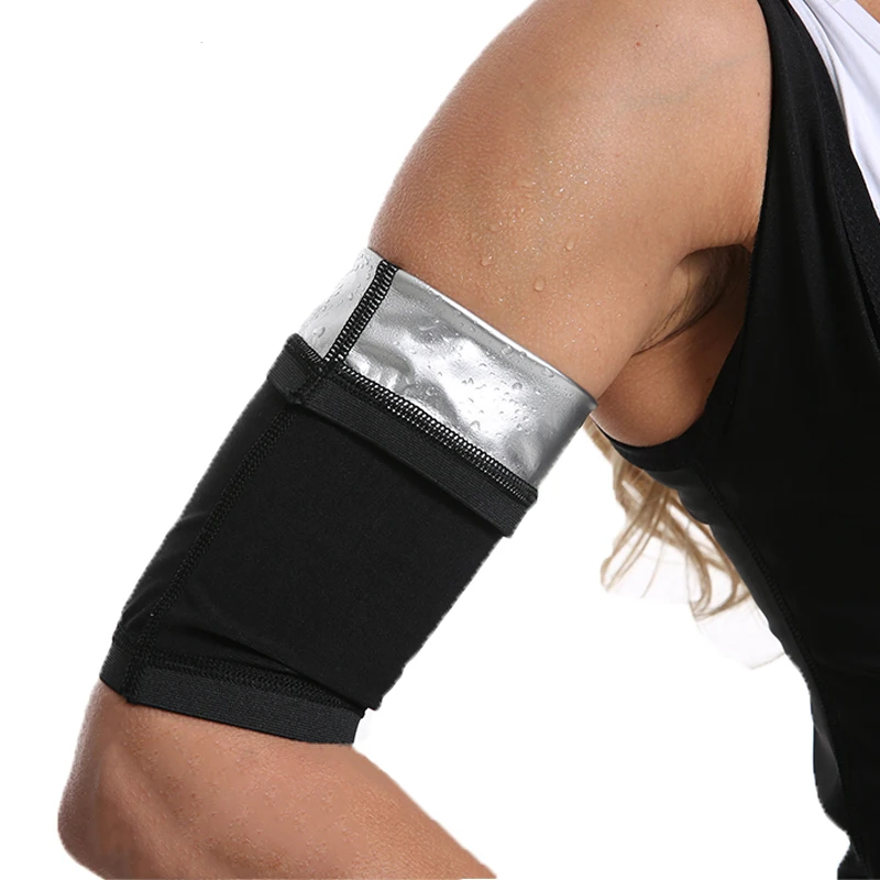 1 Paar Arm Trimmer Wraps Shapers Sauna Pak Afslanken Arm Zweet Vormgeven Mouwen Vetverbranding Gewichtsverlies Armbanden Sport mouwen: 4XL / Beige