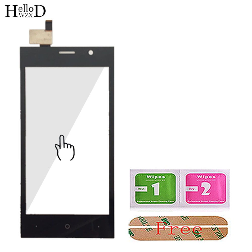 Painel da tela de toque móvel para dexp ixion g155 m245 m255 m355 touchscreen digitador da lente do painel sensor de vidro frontal 3 m cola toalhetes