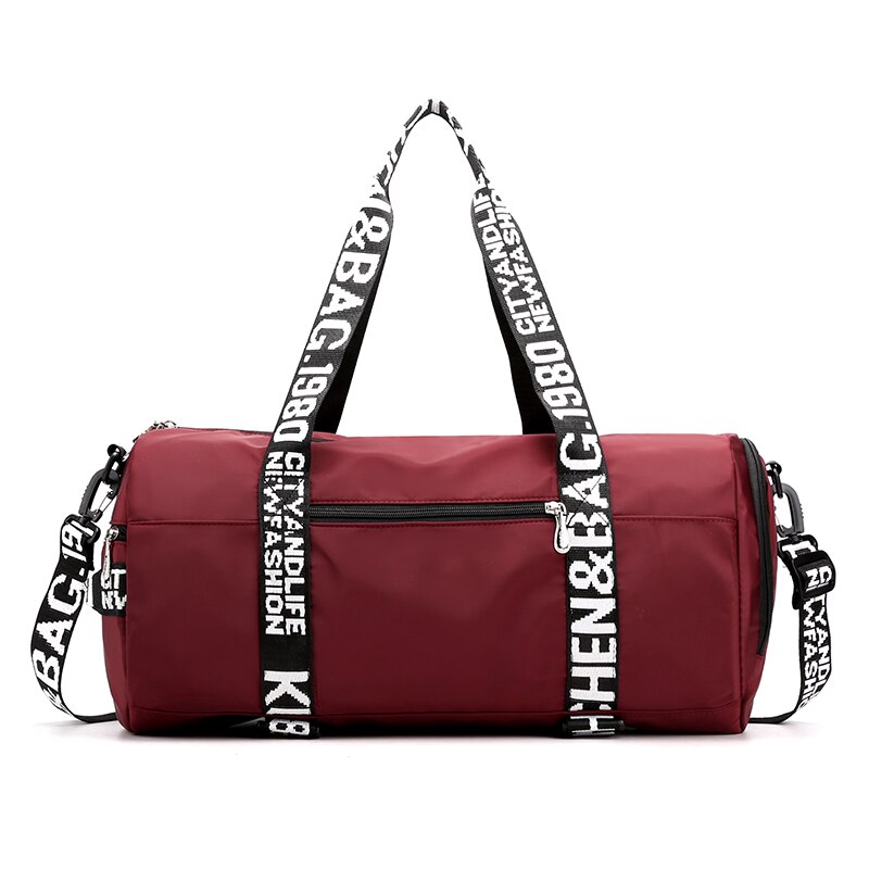 Bolsa esportiva feminina para treino, bolsa de viagem Fitness para akademia, yoga, esportes, bagagem: Mørkerød