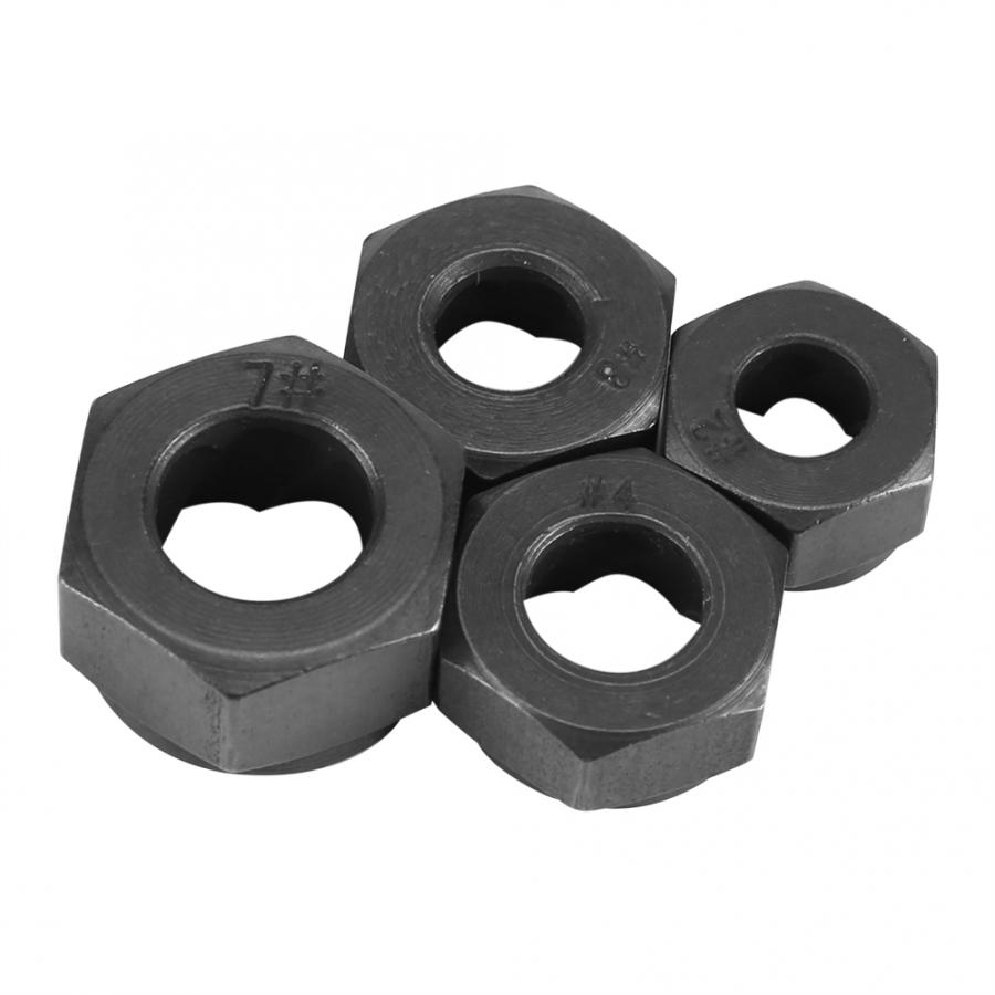 10 Pcs Damaged Bolt Nut Screw Remover Extractor Removal Set Nut Removal Socket Tool Threading Hand Tools Kit With Box