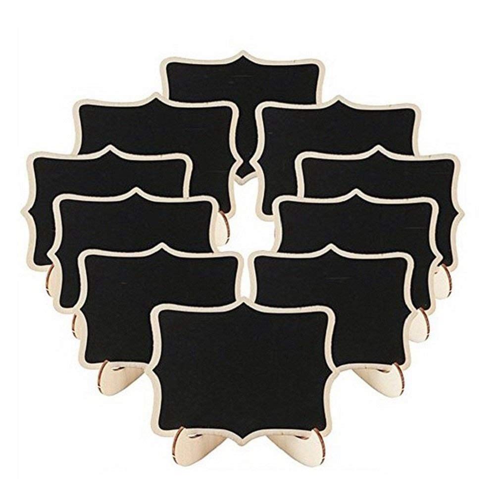 Mini Chalkboard Sign,20 Pack Small Chalkboards Blackboard for Weddings, Birthday Parties, Message Board Signs and Event Decora