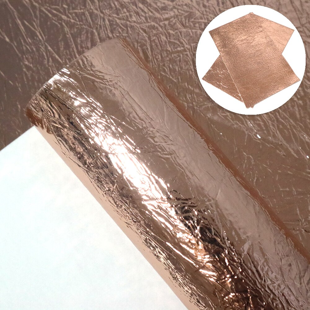 20*34cm Color sólido Metal explosión grieta cuero sintético, materiales hechos a mano para manualidades de bolsos, 1Yc7220: 1089701003